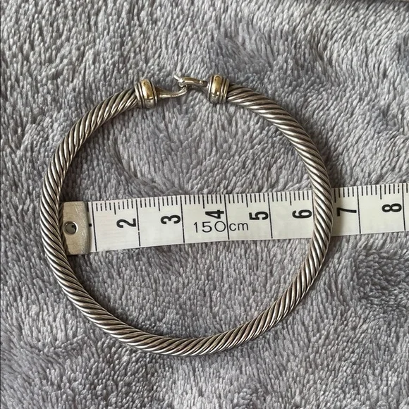 David Yurman Silver and Gold Bracelet - Picture 2 of 12